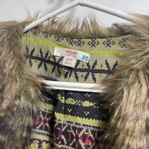 Mossino Faux Fur vest XS